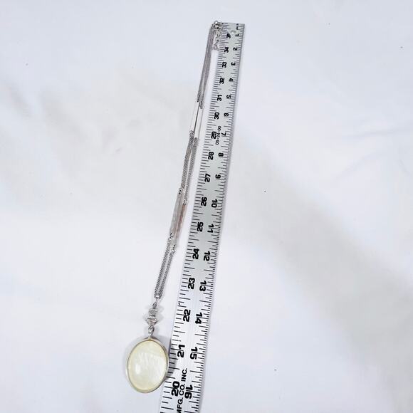 Rhodochrosite Navajo Round Double Sided Pendant Necklace Jewelry 16" Fantasy - Picture 11 of 11